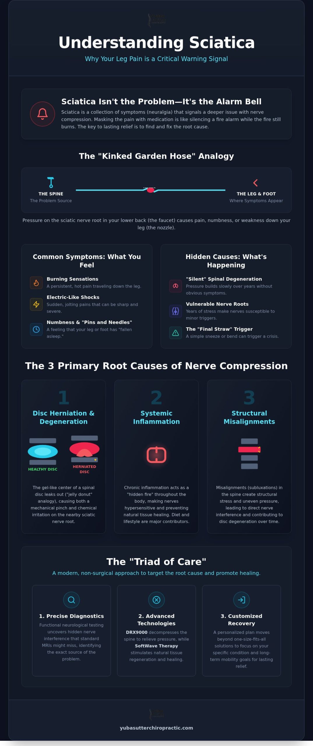Root Cause of Sciatica in Yuba City: Beyond Symptom Management